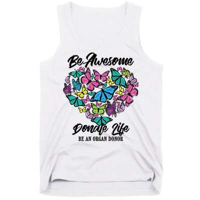 Funny Donate Life Be An Organ Donor Cute Donation Gift Tank Top