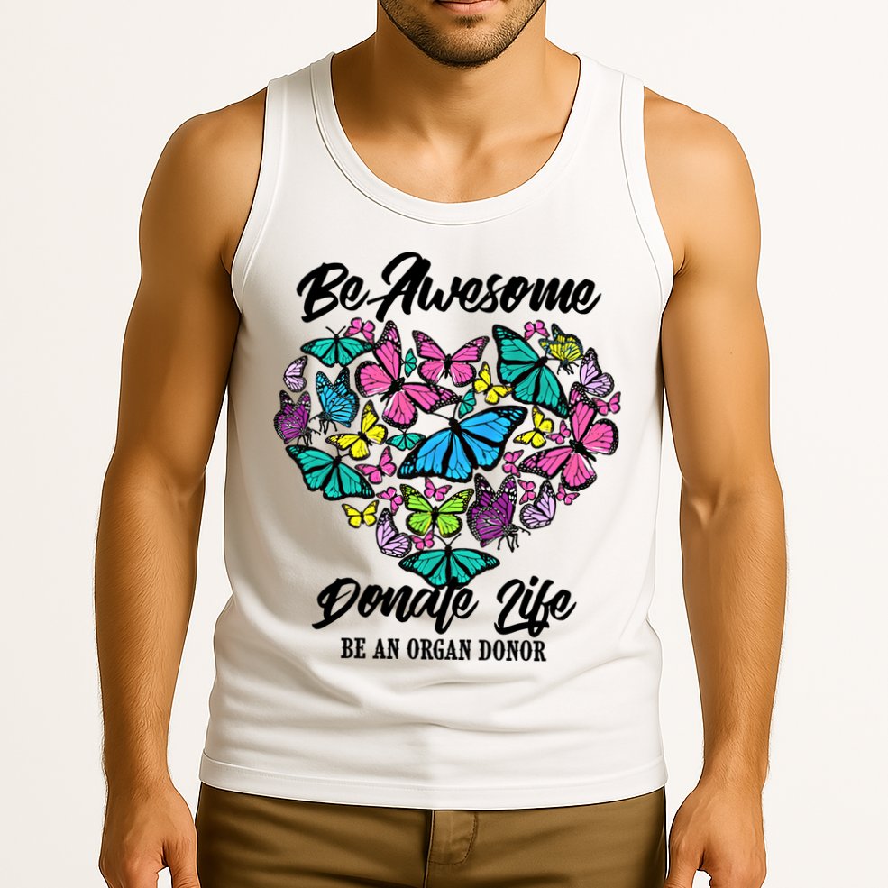 Funny Donate Life Be An Organ Donor Cute Donation Gift Tank Top