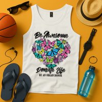 Funny Donate Life Be An Organ Donor Cute Donation Gift Tank Top