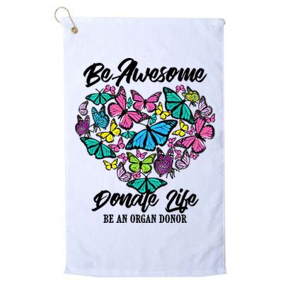 Funny Donate Life Be An Organ Donor Cute Donation Gift Golf Towel