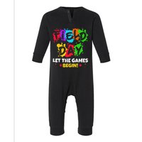 Field Day Let Games Start Begin Teachers Infant Fleece One Piece