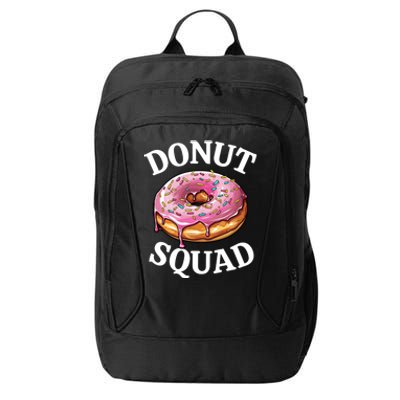 Funny Donut Lover Matching Cute Pink Doughnut Sprinkle Party Meaningful Gift City Backpack