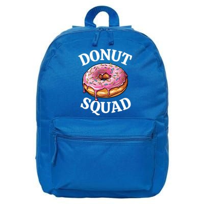 Funny Donut Lover Matching Cute Pink Doughnut Sprinkle Party Meaningful Gift 16 in Basic Backpack