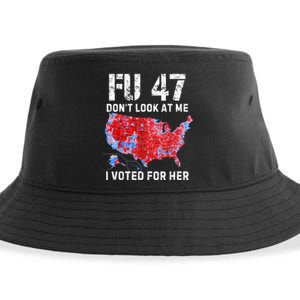 Fu47 DonT Look At Me I Voted For Her Sustainable Bucket Hat