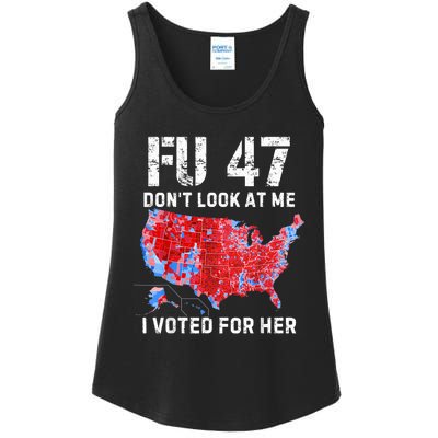 Fu47 DonT Look At Me I Voted For Her Ladies Essential Tank