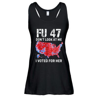 Fu47 DonT Look At Me I Voted For Her Ladies Essential Flowy Tank