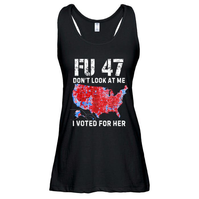 Fu47 DonT Look At Me I Voted For Her Ladies Essential Flowy Tank