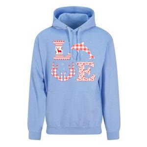 Funny Dolphin Lovers Xmas Red Plaid Reindeer Ugly Christmas Gift Unisex Surf Hoodie