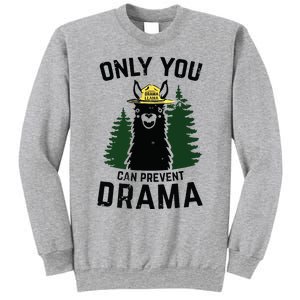 Funny Drama Llama Only You Can Prevent Drama Sarcastic Lover Sweatshirt