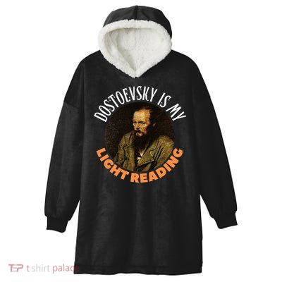 Fyodor Dostoevsky Literature Karamazov Light Reading Hooded Wearable Blanket