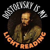 Fyodor Dostoevsky Literature Karamazov Light Reading Drawstring Bag