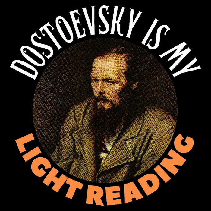 Fyodor Dostoevsky Literature Karamazov Light Reading Drawstring Bag