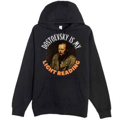 Fyodor Dostoevsky Literature Karamazov Light Reading Premium Pullover Hoodie