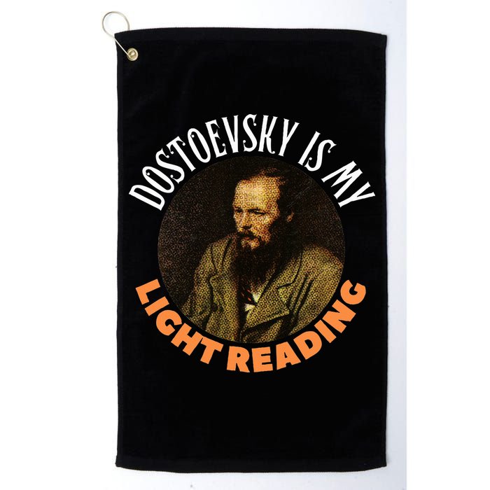 Fyodor Dostoevsky Literature Karamazov Light Reading Golf Towel