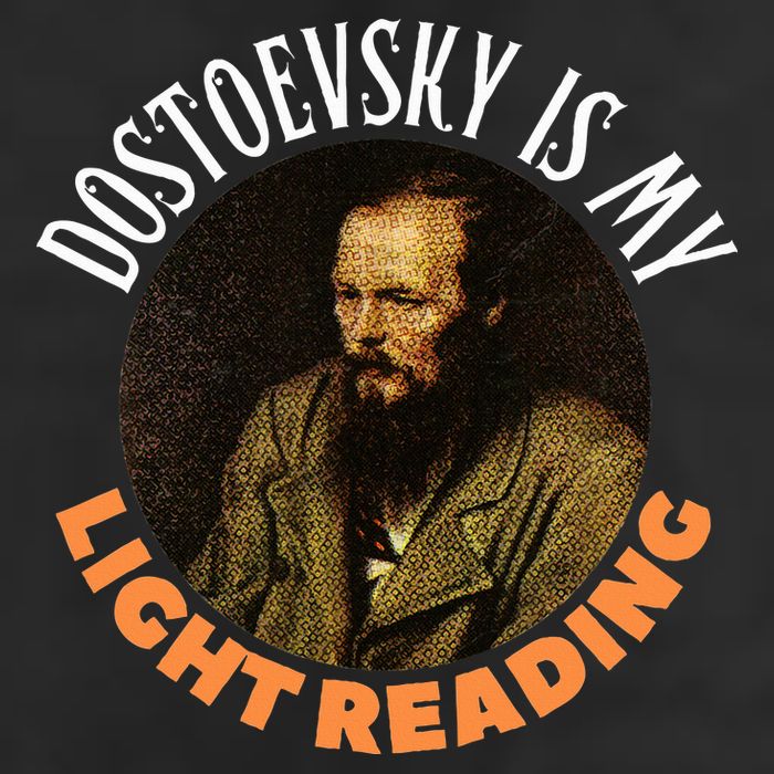 Fyodor Dostoevsky Literature Karamazov Light Reading Golf Towel