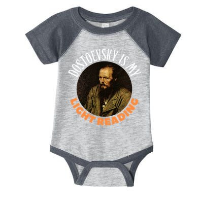 Fyodor Dostoevsky Literature Karamazov Light Reading Infant Baby Jersey Bodysuit