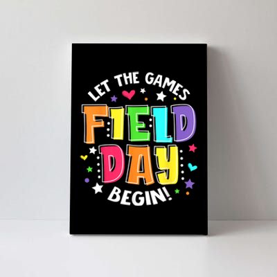 Field Day Let The Games Begin Boy Girl Teacher Canvas