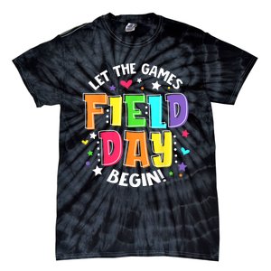 Field Day Let The Games Begin Boy Girl Teacher Tie-Dye T-Shirt