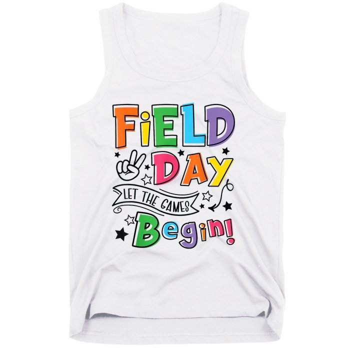 Field Day Let The Games Begin Boy Girl Teachers Gifts Tank Top