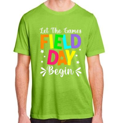 Field Day Let The Games Begin Teacher Boy Field Day Adult ChromaSoft Performance T-Shirt