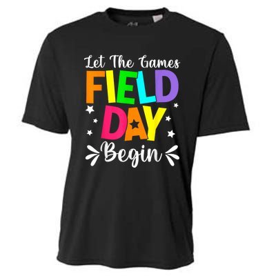 Field Day Let The Games Begin Teacher Boy Field Day Cooling Performance Crew T-Shirt