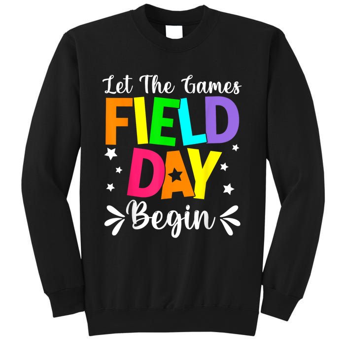 Field Day Let The Games Begin Teacher Boy Field Day Sweatshirt