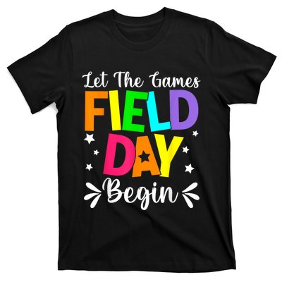 Field Day Let The Games Begin Teacher Boy Field Day T-Shirt