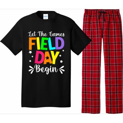 Field Day Let The Games Begin Teacher Boy Field Day Pajama Set