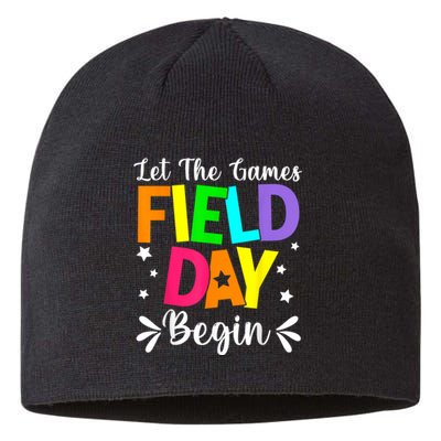 Field Day Let The Games Begin Teacher Boy Field Day Sustainable Beanie