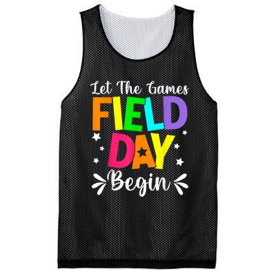 Field Day Let The Games Begin Teacher Boy Field Day Mesh Reversible Basketball Jersey Tank