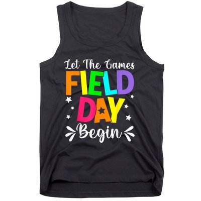 Field Day Let The Games Begin Teacher Boy Field Day Tank Top