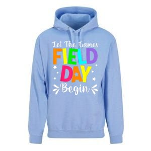 Field Day Let The Games Begin Teacher Boy Field Day Unisex Surf Hoodie