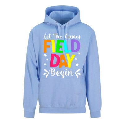 Field Day Let The Games Begin Teacher Boy Field Day Unisex Surf Hoodie