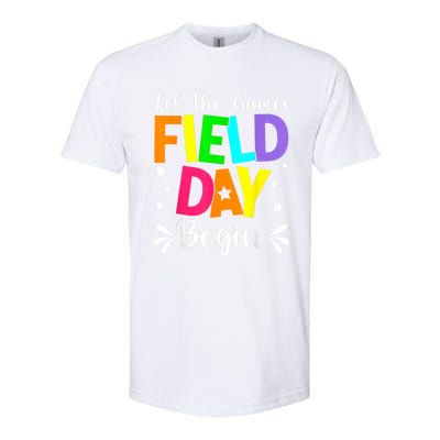 Field Day Let The Games Begin Teacher Boy Field Day Softstyle CVC T-Shirt