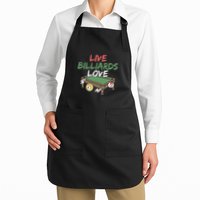 Father's Day Live Billiards Love Pool Player Gift For Dad Apron
