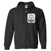 Field Day Let The Games Begin Colors Rainbow Teachers Full Zip Hoodie