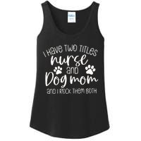 Funny Dog Lover Nurse Ladies Essential Tank