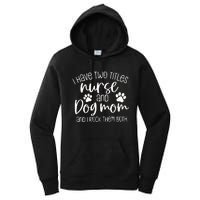 Funny Dog Lover Nurse Women's Pullover Hoodie