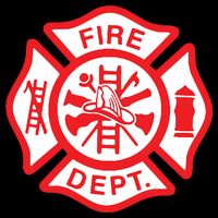 Fire Department Logo Uniform Fireman Symbol Firefighter Gear City Backpack