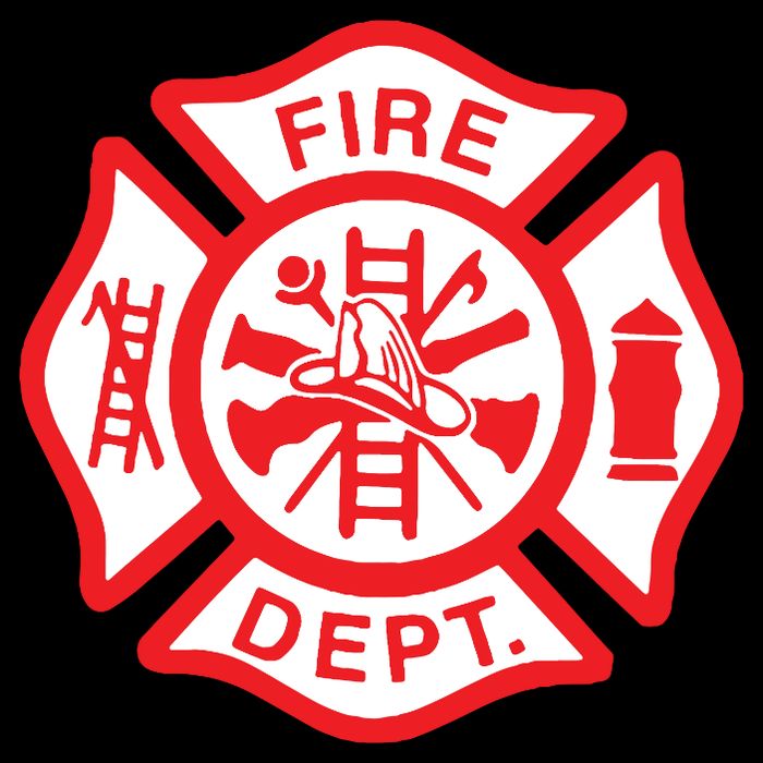 Fire Department Logo Uniform Fireman Symbol Firefighter Gear City Backpack
