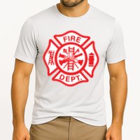 Fire Department Logo Uniform Fireman Symbol Firefighter Gear Cooling Performance Crew T-Shirt