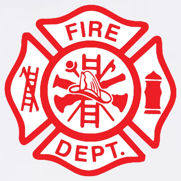 Fire Department Logo Uniform Fireman Symbol Firefighter Gear Cooling Performance Crew T-Shirt