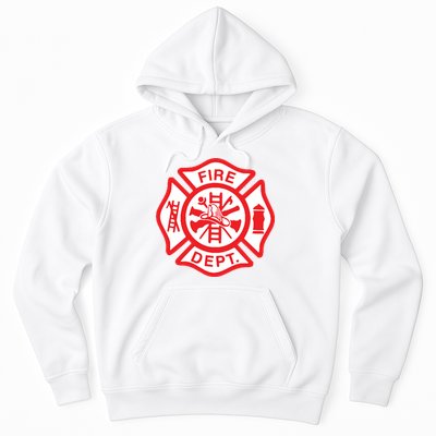 Fire Department Logo Uniform Fireman Symbol Firefighter Gear Hoodie