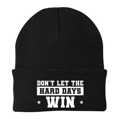 Funny Don’T Let The Hard Days Win Mental Health Quote Beanie