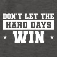 Funny Don’T Let The Hard Days Win Mental Health Quote Vector Backpack