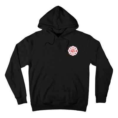 Fire Department Logo Uniform Fireman Symbol Firefighter Gear Hoodie