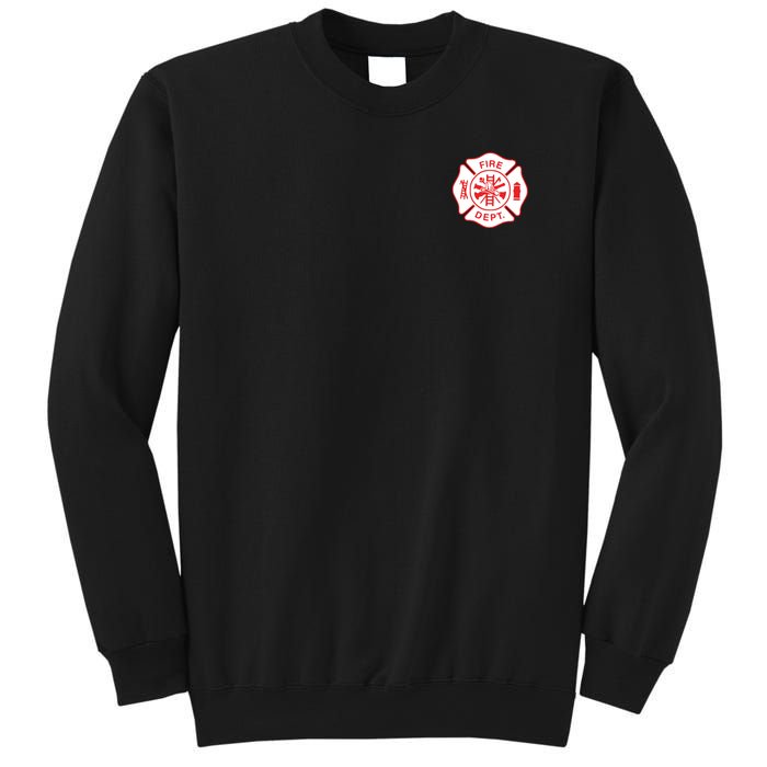 Fire Department Logo Uniform Fireman Symbol Firefighter Gear Sweatshirt