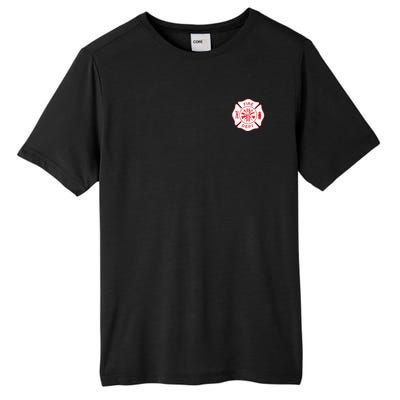 Fire Department Logo Uniform Fireman Symbol Firefighter Gear Tall Fusion ChromaSoft Performance T-Shirt