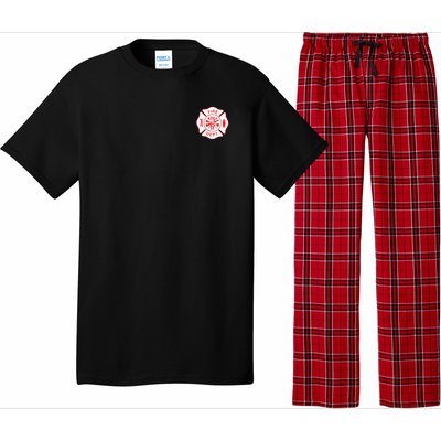 Fire Department Logo Uniform Fireman Symbol Firefighter Gear Pajama Set