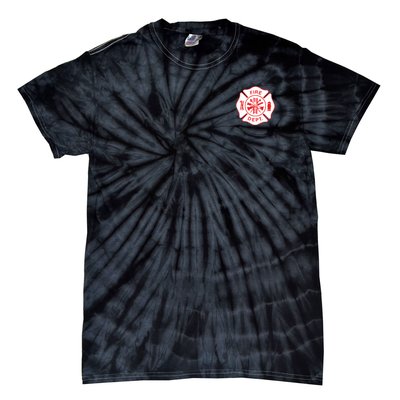 Fire Department Logo Uniform Fireman Symbol Firefighter Gear Tie-Dye T-Shirt